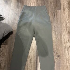 Dynamite Olive Green High-Waist Trousers
